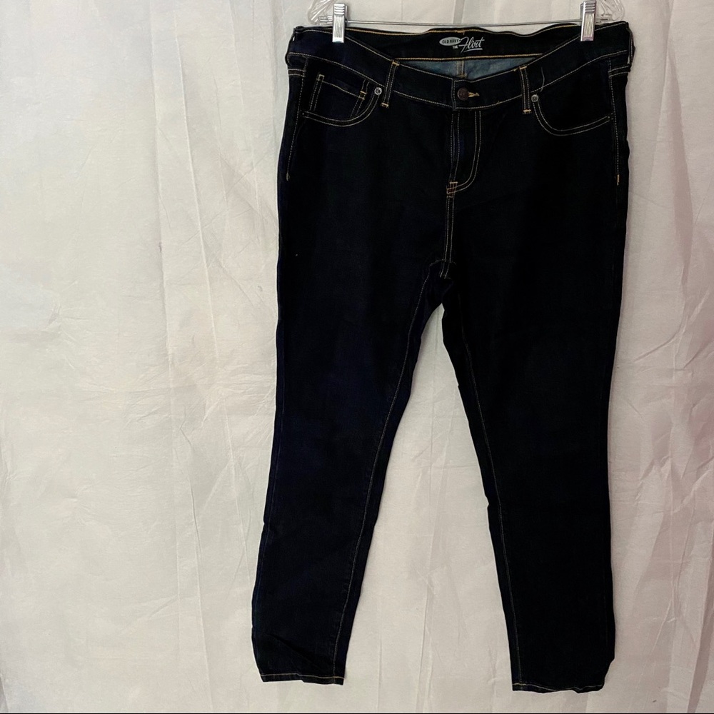 Old Navy Flirt mid rise dark wash jeans Size 14